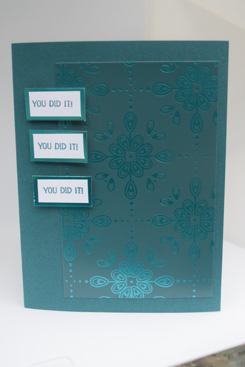 You did it Pretty Peacock